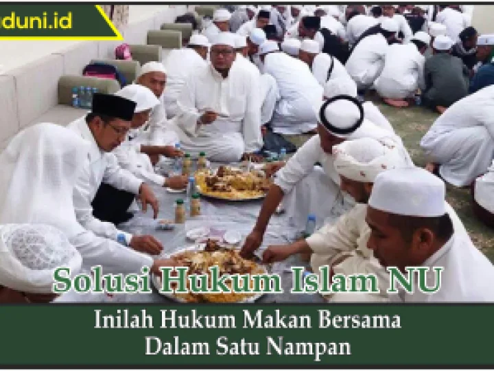 Inilah Hukum Makan Bersama dalam Satu Nampan