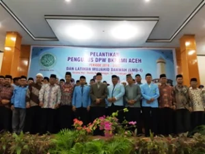 Pengurus DPW BKPRMI Aceh Resmi Dilantik