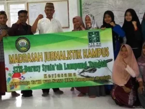 Rintis UKM Jurnalistik, STIS Darusy Syafaah Gandeng LTN NU LamTeng