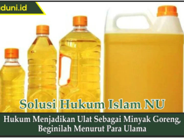 Hukum Menjadikan Ulat Sebagai Minyak Goreng