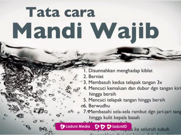 Niat, Cara, dan Adab Mandi Junub yang Wajib Diketahui