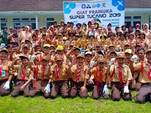 SMP Angkasa Lanud Abd Saleh Ditempati Kegiatan Pramuka Supertucano 2019
