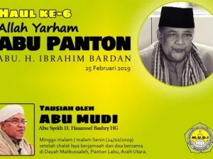 Al-Mursyid Abu MUDI Isi Tausyiah Haul Allahuyarham Abu Panton Ke-6