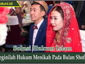 Beginilah Hukum Menikah pada Bulan Shofar