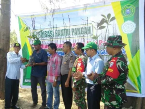 Mahasiswa Ini Lakukan Reboisasi di Pantai Gandapura
