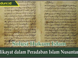 Hikayat dalam Peradaban Islam Nusantara