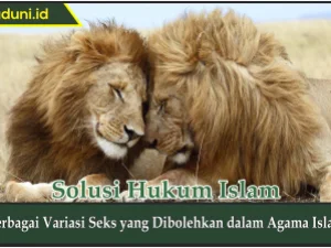 Berbagai Variasi Seks yang Dibolehkan dalam Agama Islam
