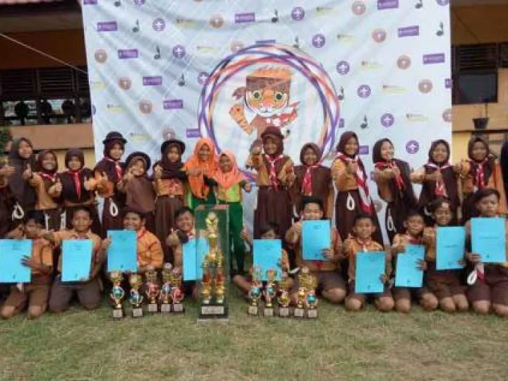 Dua Tahun Berturut SDN 01 Benua Kayong Raih Prestasi di Bidang Pramuka