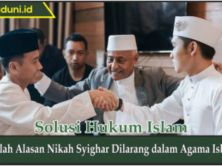 Inilah Alasan Nikah Syighar Dilarang dalam Agama Islam