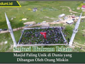 Masjid Paling Unik di Dunia yang Dibangun Oleh Orang Miskin
