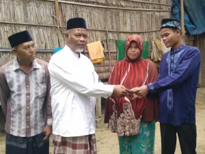 Muktadir, Santri Kurang Mampu Asal Madat Terima Bantuan Sapefam