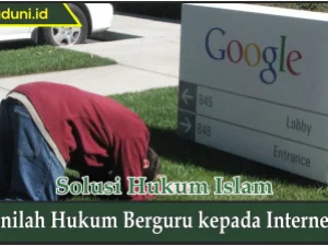 Inilah Hukum Berguru kepada Internet
