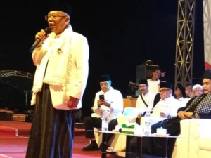 KH Ma'ruf Amin Sebut Pemilu Bukan Perang Badar