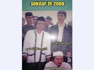 Di Antara Puluhan Jamaah Pengajian Mujahadah, Satu Orang Inilah Presiden RI ke-7