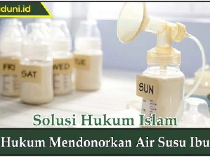 Hukum Mendonorkan Air Susu Ibu