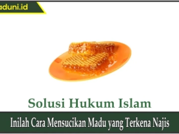 Inilah Cara Mensucikan Madu yang Terkena Najis