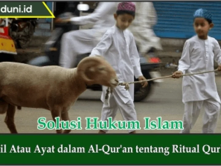 Dalil Atau Ayat dalam Al-Qur'an tentang Ritual Qurban