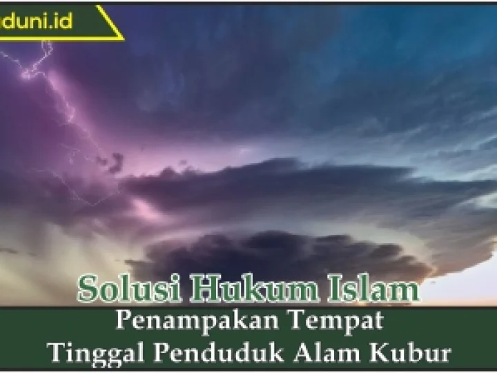 Penampakan Tempat Tinggal Penduduk Alam Kubur