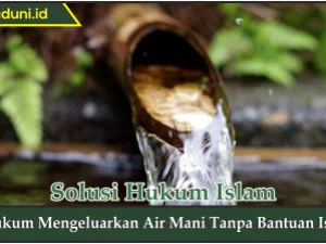Hukum Mengeluarkan Air Mani Tanpa Bantuan Istri