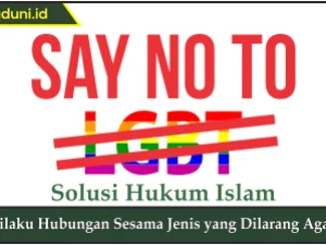 Perilaku Hubungan Sesama Jenis yang Dilarang Agama