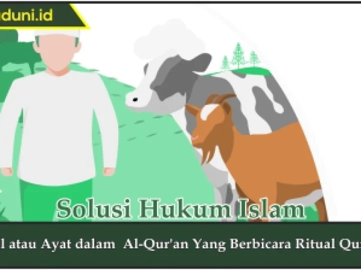 Dalil atau Ayat dalam  Al Qur'an yang Berbicara Ritual Qurban