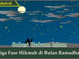 Tiga Fase Hikmah di Bulan Ramadhan