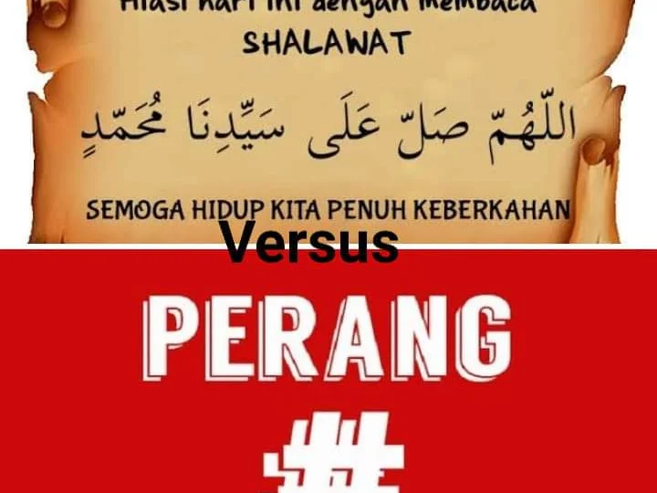 Berlomba Bershalawat Vs Memperbanyak Tagar, Siapa Sang Juara?