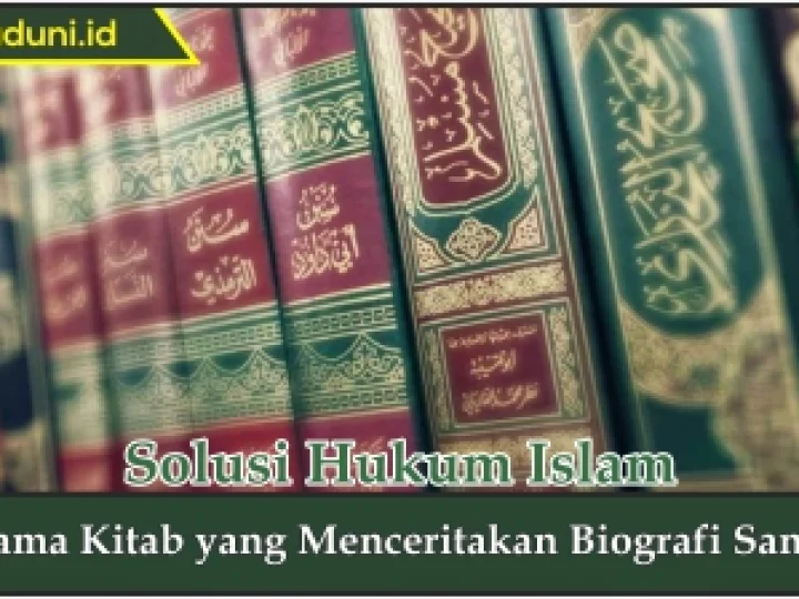 Nama Kitab yang Menceritakan Biografi Sanad