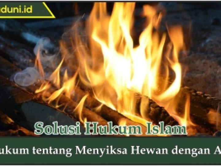 Hukum tentang Menyiksa Hewan dengan Api