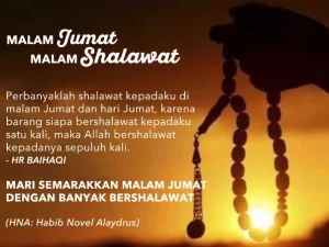 Memperbanyak Shalawat Malam Jum'at
