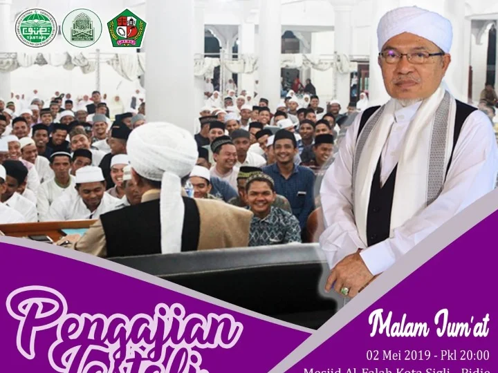 Awal Mei Ini, Al-Mursyid Abu MUDI Isi Pengajian Tastafi Menyambut Ramadhan di Pidie