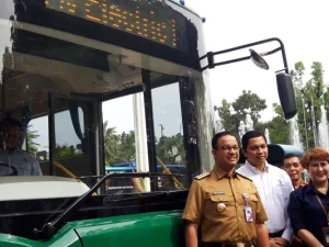DKI Pra Uji Coba Bus Listrik dan Sudah Siap Beroperasi