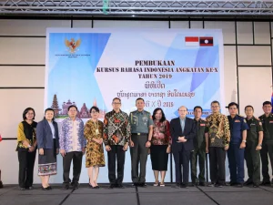 Sejumlah Militer dan Polisi Laos Ikuti Kursus Bahasa Indonesia