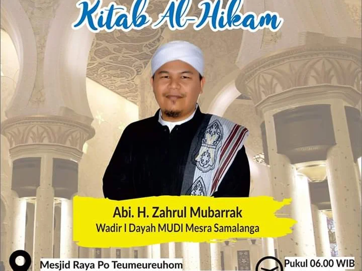 Al-Mukarram Abi MUDI Kembali Isi Pengajian Al-Hikam Selama Ramadhan di Dayah MUDI Samalanga