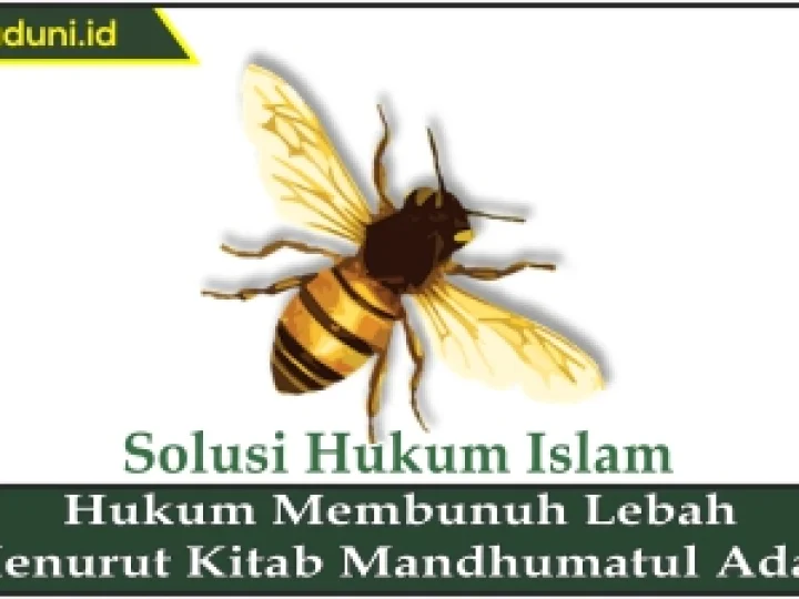 Hukum Membunuh Lebah Menurut Kitab Mandhumatul Adab
