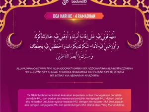 Doa Puasa Ramadhan Hari Keempat dan Hikmahnya
