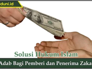 Adab bagi Pemberi dan Penerima Zakat