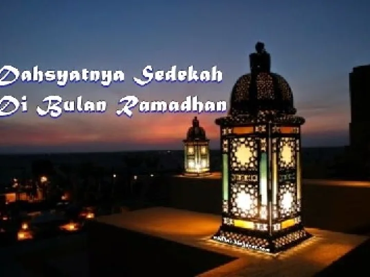 Berlomba Sedekah di Bulan Ramadan.