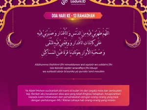 Doa Puasa Ramadhan Hari Ketigabelas dan Hikmahnya