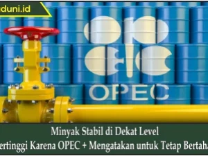 Minyak Stabil di Dekat Level Tertinggi Karena OPEC + Mengatakan untuk Tetap Bertahan