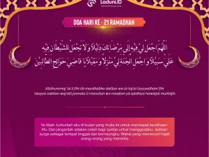 Doa Puasa Ramadhan Hari ke-21 dan Hikmahnya