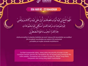 Doa Puasa Ramadhan Hari ke-22 dan Hikmahnya