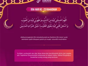 Doa Puasa Ramadhan Hari ke-23 dan Hikmahnya