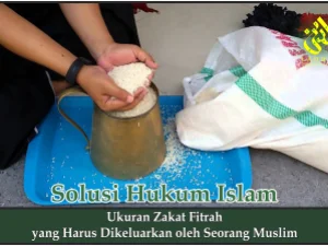 Ukuran Zakat Fitrah yang Harus Dikeluarkan oleh Seorang Muslim