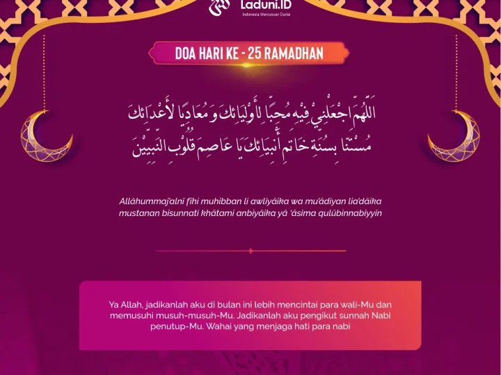 Doa Puasa Ramadhan Hari ke-25 dan Hikmahnya
