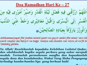 Doa Puasa Ramadhan Hari ke-27 dan Hikmahnya