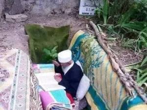 Habib Ahmad Al-Muhdlar Khatamkan Al-Qur’an 8000 Kali di Calon Kuburannya