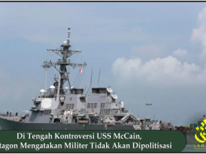 Di Tengah Kontroversi USS McCain, Pentagon Mengatakan Militer Tidak Akan Dipolitisasi
