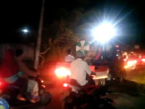 Meriahnya Tradisi Takbir Keliling di Air Kuning Jembrana