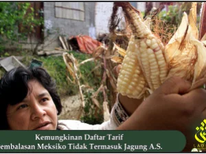 Kemungkinan Daftar Tarif Pembalasan Meksiko Tidak Termasuk Jagung A.S.